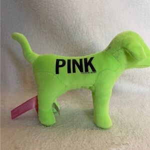 Victoria's Secret PINK Lime Green Plush Dog